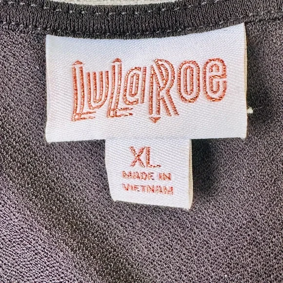 LulaRoe DeAnne Wrap Gold & Black Maxi Pleated Dress Size XL - Picture 6 of 10